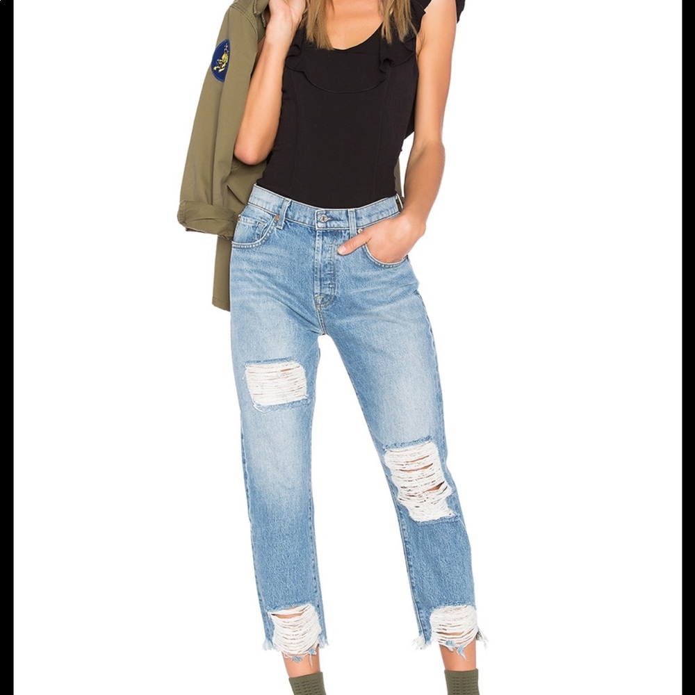 7 For All Mankind Distressed Jeans